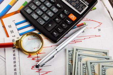 Masada ofiste iş nesneleri