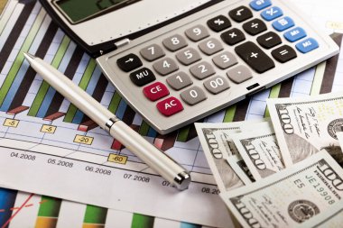 Masada ofiste iş nesneleri