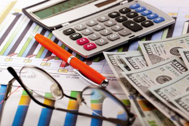 Masada ofiste iş nesneleri