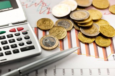 Masada ofiste iş nesneleri