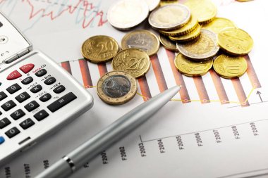 Masada ofiste iş nesneleri