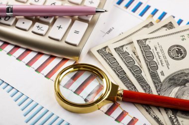 Masada ofiste iş nesneleri