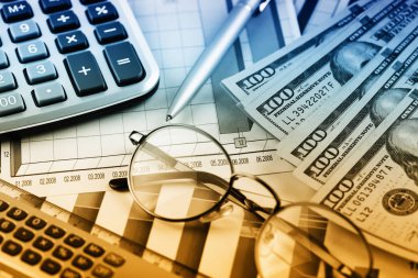 Masada ofiste iş nesneleri