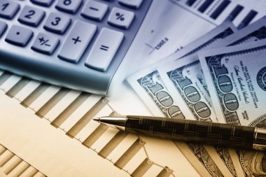 Masada ofiste iş nesneleri