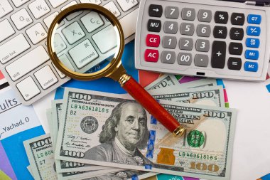 Masada ofiste iş nesneleri