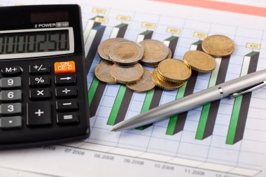 Masada ofiste iş nesneleri