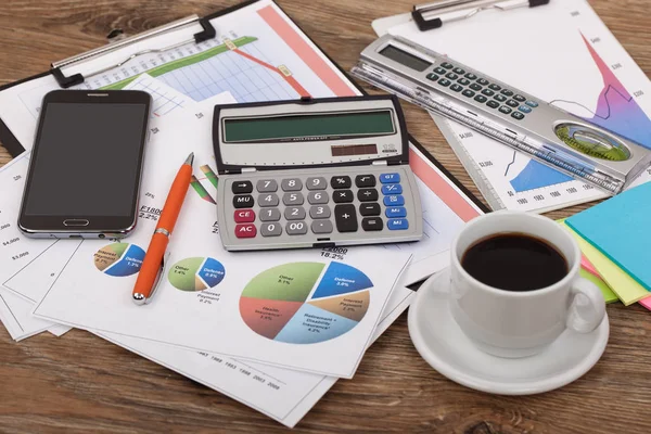 Items Doing Business Office Table — Stock Photo, Image