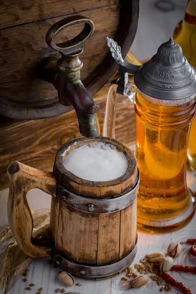 Lätt Ett Glas Gammal Bakgrund — Stockfoto