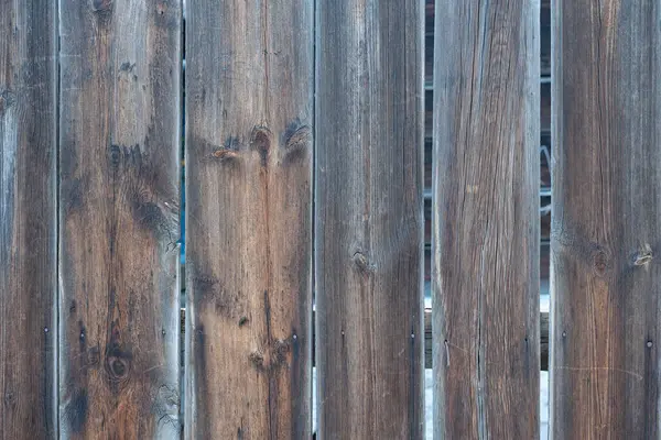 Barna Fából Készült Kerítés — Stock Fotó