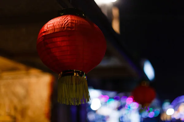 圣诞节中国灯笼，西安中国 — 图库照片