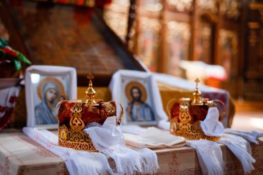 Crown düğün Ortodoks Kilisesi