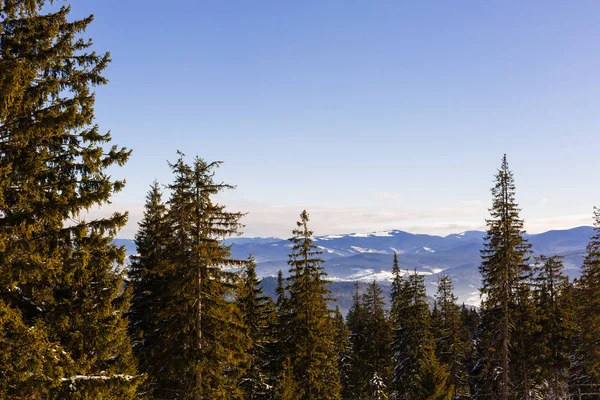 Fantástico panorama invernal de los Alpes —  Fotos de Stock