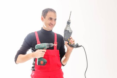 Akülü matkap holding işçi