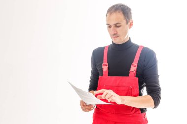 Beyaz arka plan üzerinde mekanik