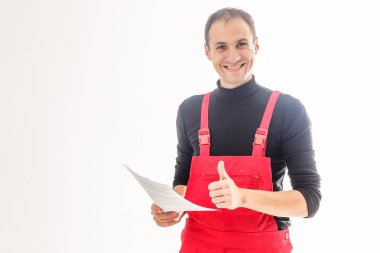 Beyaz arka plan üzerinde mekanik