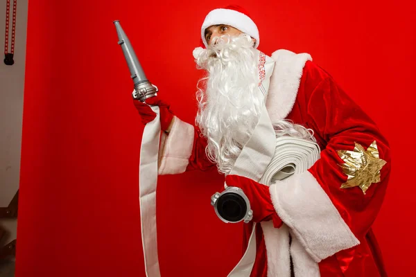 Chinesischer Weihnachtsmann Mit Schwert — Stockfoto