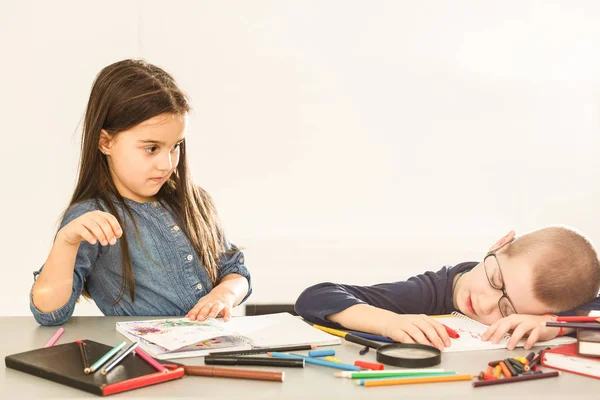 Educação Escola Primária Aprendizagem Conceito Pessoas — Fotografia de Stock