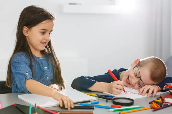 Educação Escola Primária Aprendizagem Conceito Pessoas — Fotografia de Stock