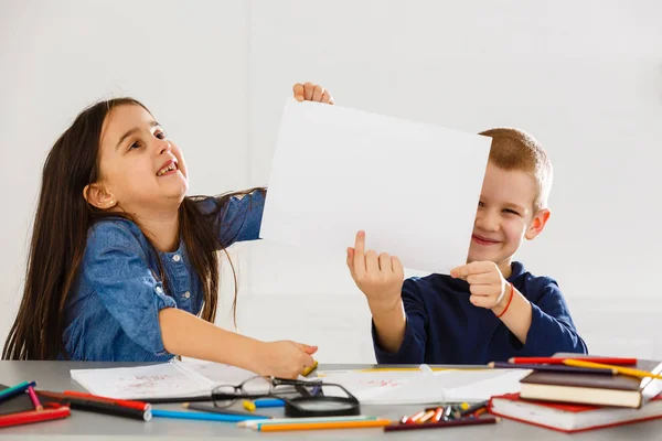 Educação Escola Primária Aprendizagem Conceito Pessoas — Fotografia de Stock