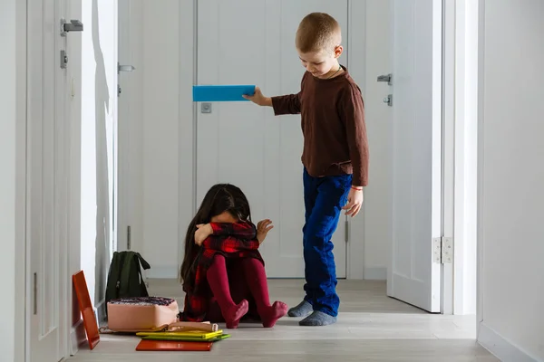 Aislamiento Escolar Educativo Concepto Bullying — Foto de Stock