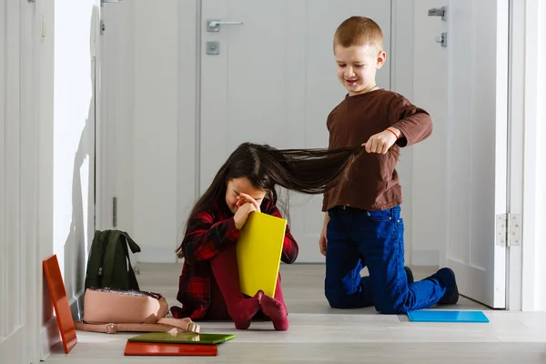 Aislamiento Escolar Educativo Concepto Bullying — Foto de Stock