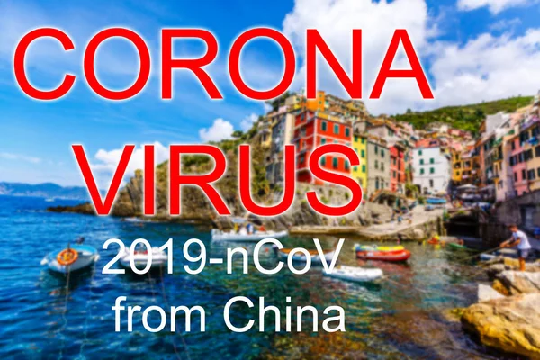 Coraonavirus Angriff Auf China Nach Italien Konzept Coronavirus Breitet Sich — Stockfoto