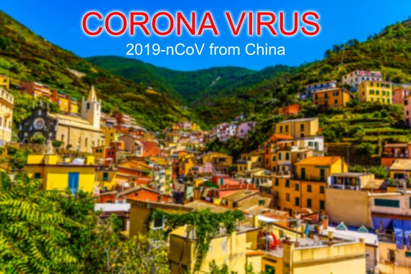 Coraonavirus Angriff Auf China Nach Italien Konzept Coronavirus Breitet Sich — Stockfoto