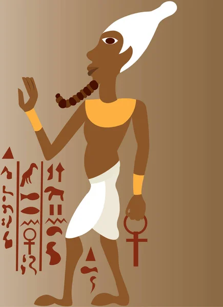 Alte ägyptische Kunst 1 — Stockvektor