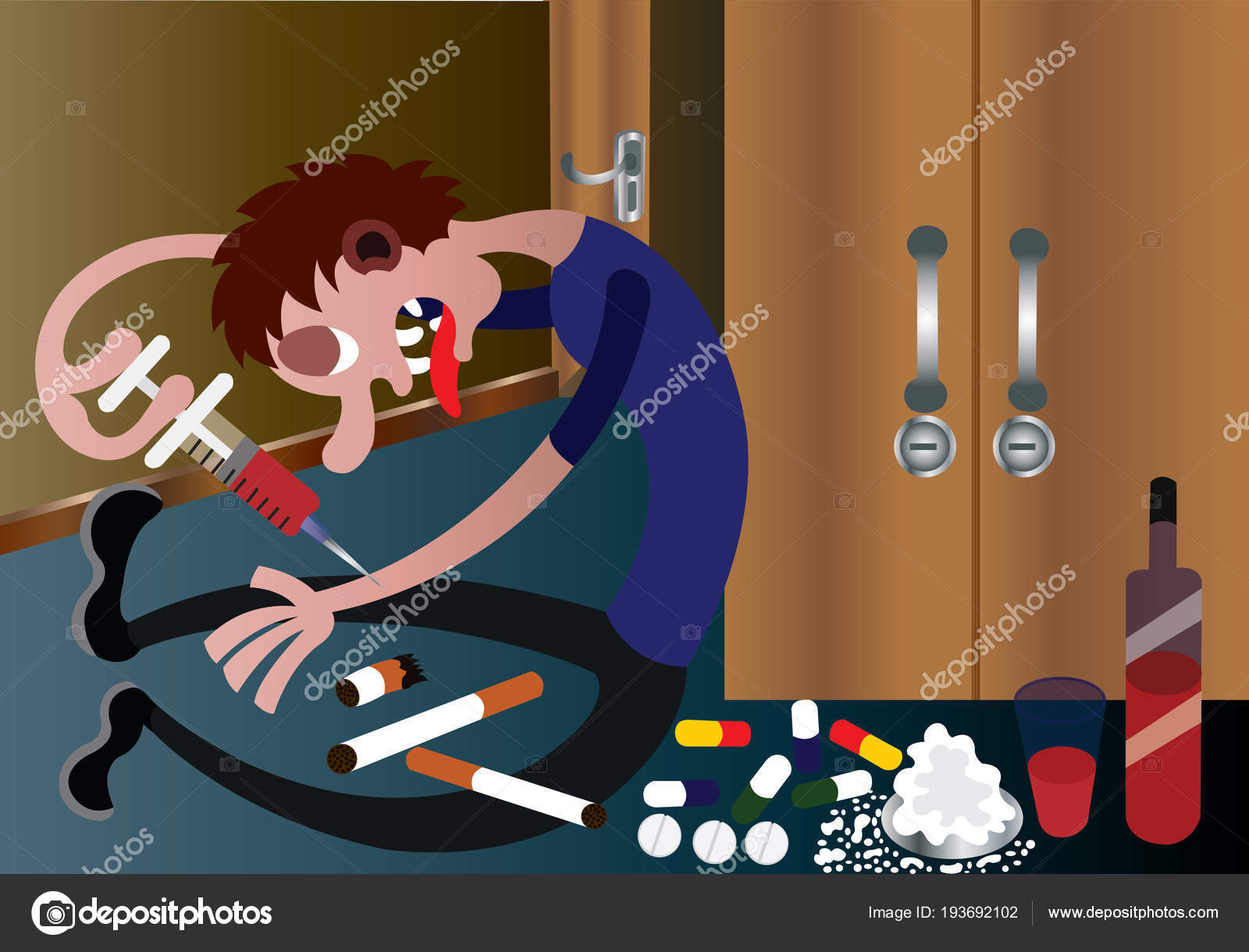 Illegal drugs Vector Art Stock Images | Depositphotos