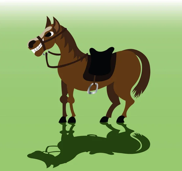 A typical race Horse — Stock Vector