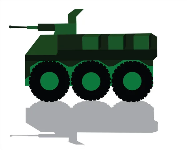 Армійська автомобільна техніка 1 — стоковий вектор