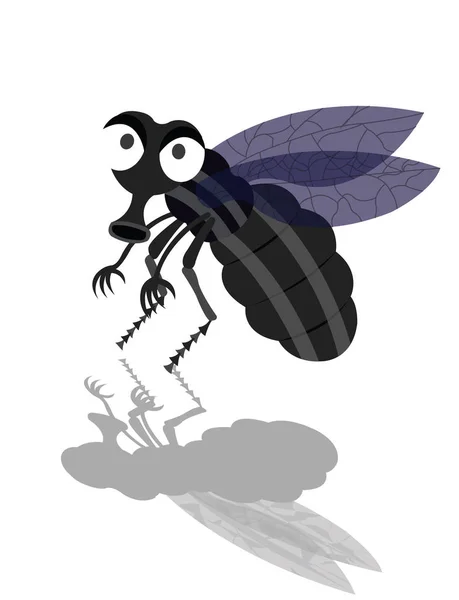 La mosca di Tsetse — Vettoriale Stock