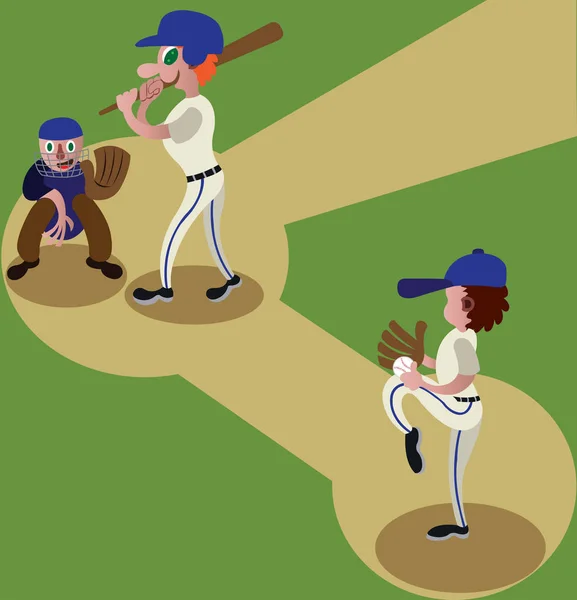 Бейсбольная лига — стоковый вектор