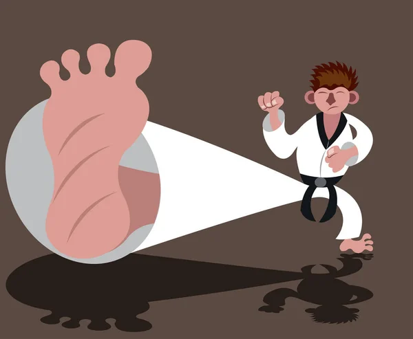 golpe bajo karate