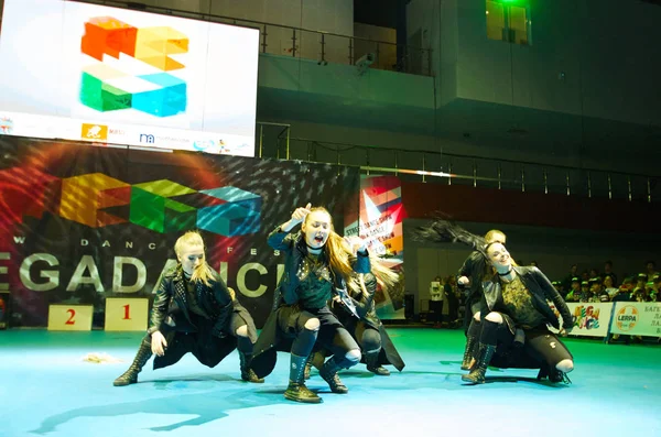 Uluslararası "Megadance" competotion çocuk dans — Stok fotoğraf