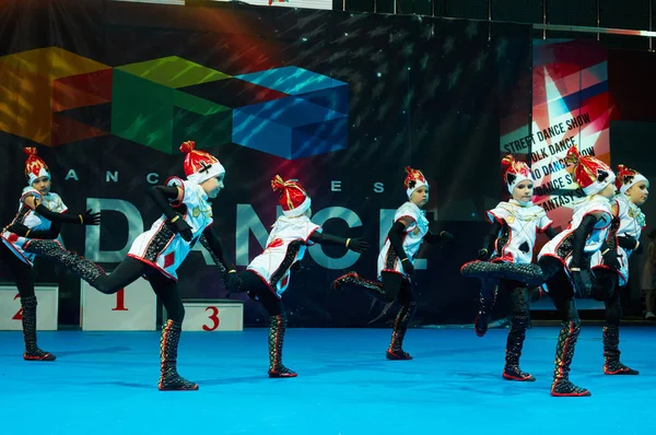 Uluslararası "Megadance" competotion çocuk dans — Stok fotoğraf