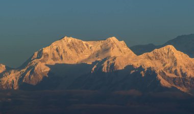 kanchenjunga, gündoğumu, tiger hill, icemountain peack, himalaya