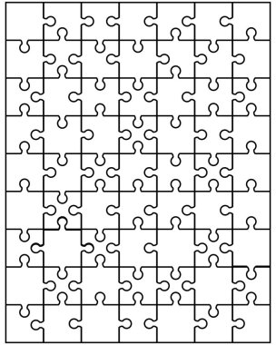 Beyaz bulmaca, ayrı parçalar