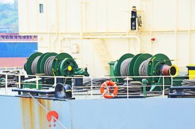 Demirleme vinç ile hawser