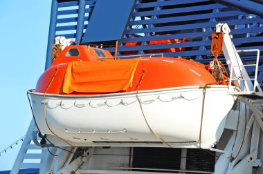 Gemi Güverte üzerinde Emanet filika