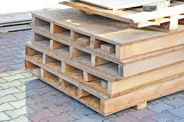 Tavola di legno per terrazza — Foto Stock