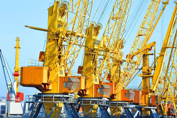 Port cargo crane Stock Picture