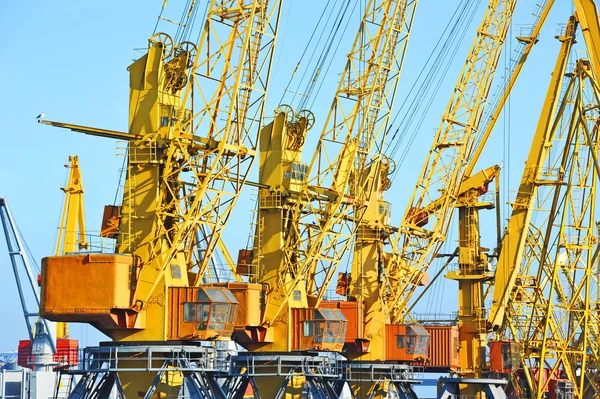 Port cargo crane Royalty Free Stock Images