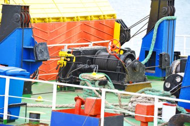 Demirleme vinç ile hawser