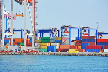 bağlantı noktası kargo vinç ve konteyner