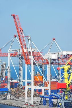 bağlantı noktası kargo vinç ve konteyner