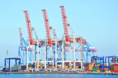 bağlantı noktası kargo vinç ve konteyner