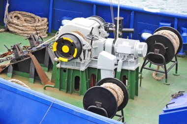 Çapa ırgat zinciri ile