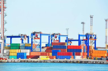 bağlantı noktası kargo vinç ve konteyner