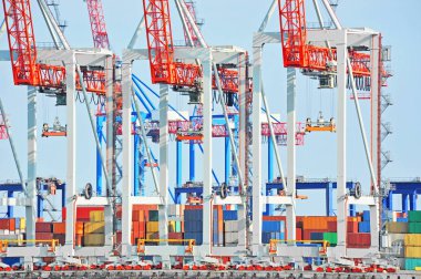 bağlantı noktası kargo vinç ve konteyner